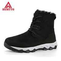brand genuine leather winter hiking boots women plus velvet waterproof trekking shoes outdoor non slip woman climbing shoes