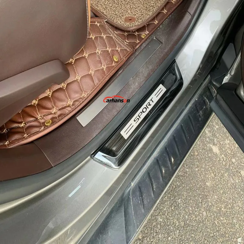 Автомобильные аксессуары для Lexus Rx350 450h Накладка на порог, защитная крышка, авто защита, нержавеющая защита - Название цвета: Черный