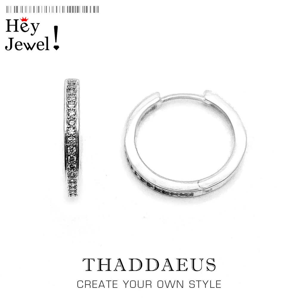 

White CZ Creole Large Hinged Hoop Earrings Pave,Europe Style Fashion Good Jewerly For Women,2018 Gift In 925 Sterling Silver
