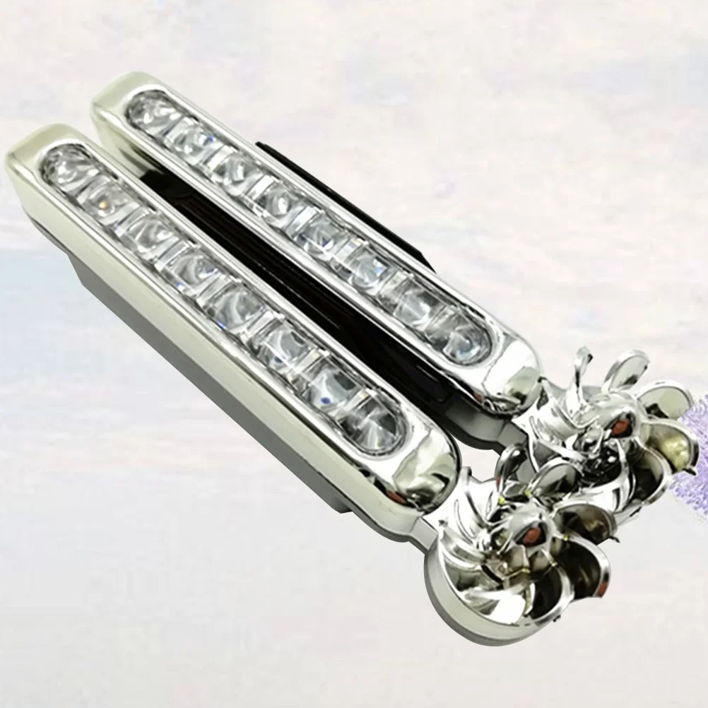 

Lights Running Light Car Wind Power Auto Ledheadlights Daytime Decorative