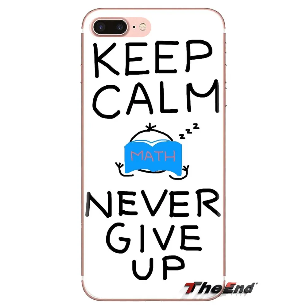keep calm And never give up Art For LG Spirit Motorola Moto X4 E4 E5 G5 G5S G6 Z Z2 Z3 G2 G3 C Play Plus Mini Silicone Skin Case |