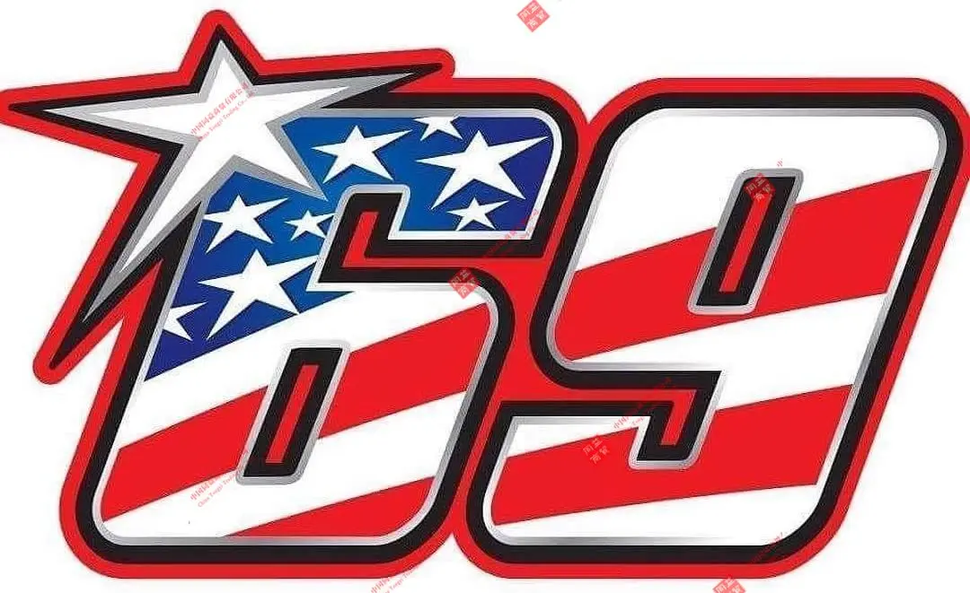 Гоночные аксессуары из двух частей Ники Хэйден MOTO GP Kentucky KID 69 R.i.p наклейки