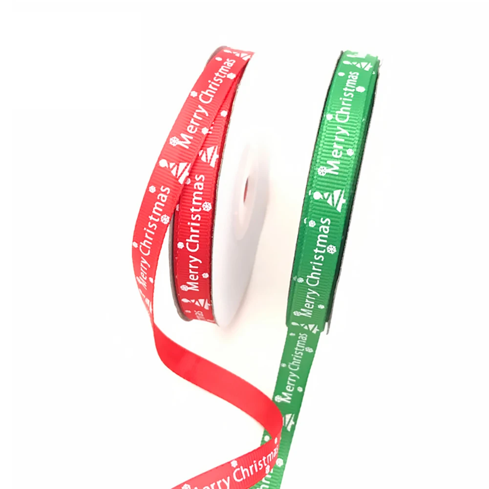 2 рулона Рождественская упаковка лента для заворачивания подарка ленты луков