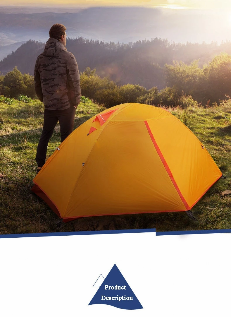 Палатка Hewolf туристическая Ультралегкая двухслойная нейлоновая силиконовая