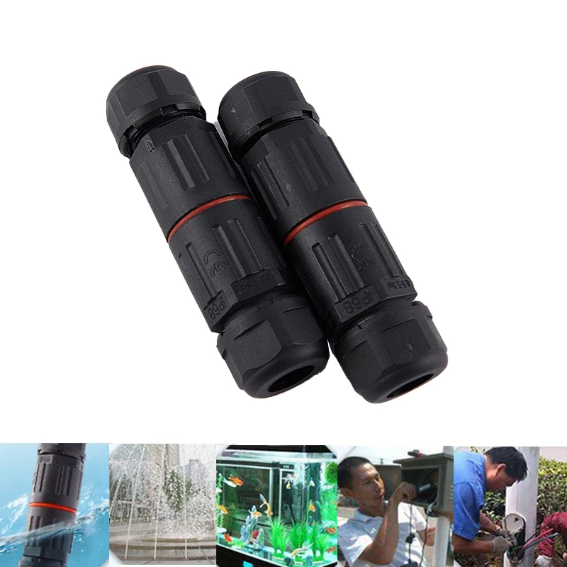 

IP68 Industrial Electrical Waterproof Wire Cable Connector CDF-M3 Plug Socket
