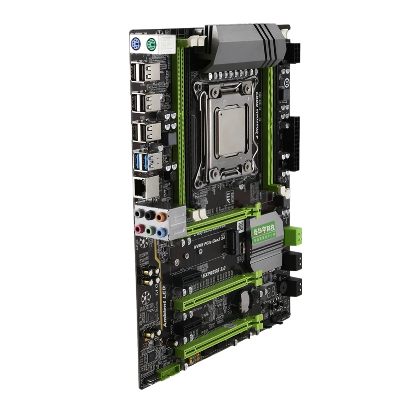 Материнская плата X79 Turbo LGA2011 ATX Combos E5 2620 cpu 2 шт X 8 ГБ = 16 DDR3 ram 1600 МГц PC3 12800R PCI E NVME M.2