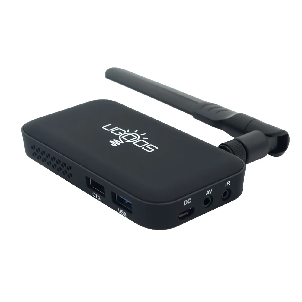 ТВ приставка Ugoos UM4 смарт rk3328 2 Гб DDR4 16 ПЗУ android 7 1 двухдиапазонный Wi Fi 4 ГГц/5G