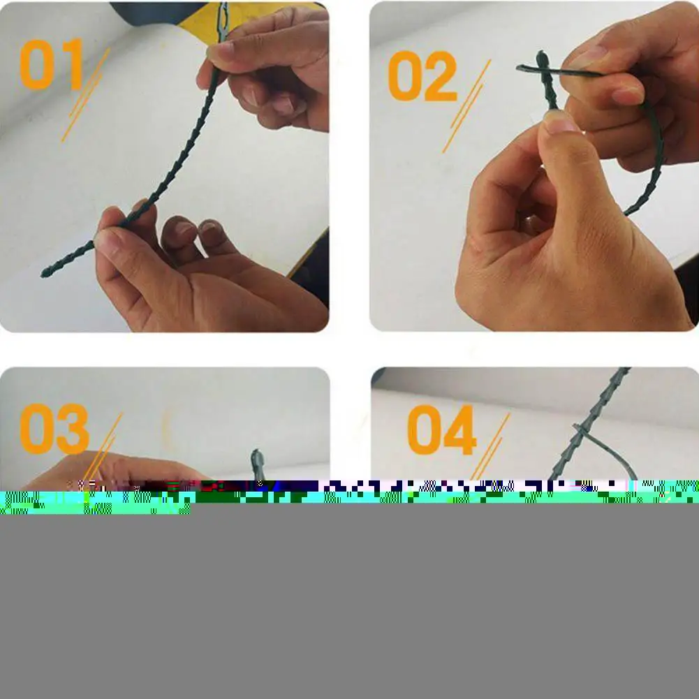

New 50Pcs Garden Zip Ties Plastic Cable Ties Self-Locking Adjustable Support Tree Cable Reusable Shrubs Plant Ties Fastener Y2G4