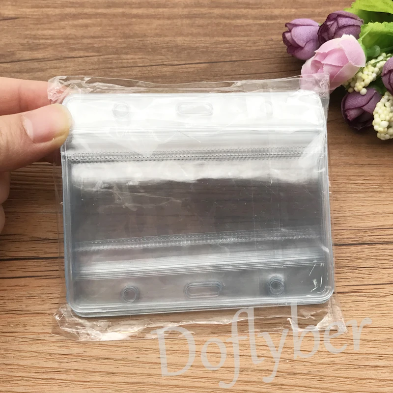 5/10 шт. прозрачный Водонепроницаемый работы выставки ID держатель для карт