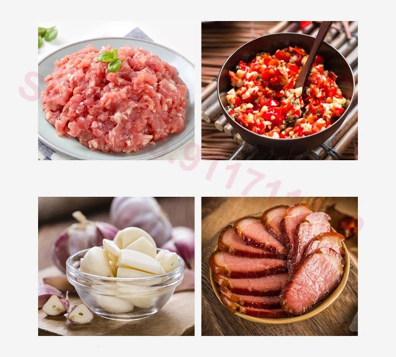 800W 220V Stainless Steel Electric Meat Grinders Sausage Stuffer Meat Mincer Home Kitchen Food Processor images - 6