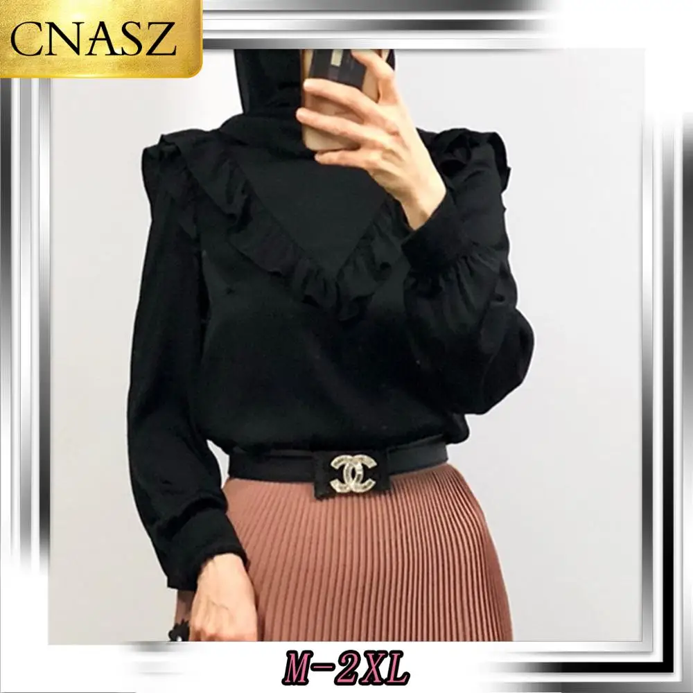 2019 высокое качество модный дизайн Абая для мусульман Дубай женские футболки