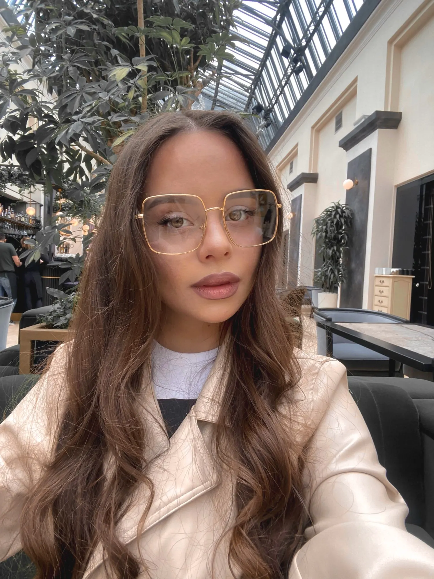 Новинка 2021 квадратная оправа винтажные очки оверсайз женские Большие оптические