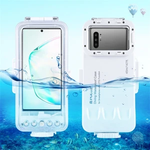 45m147ft waterproof diving case photo video taking underwater cover for iphone galaxy huawei xiaomi google android otg phone free global shipping