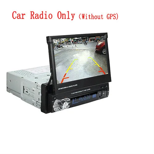 NO GPS MP5 1 DIN стерео радио MP4 gps навигация двойной экран HD 7 дюймов выдвижной сенсорный монитор Bluetooth SD USB зарядное устройство - Цвет: NO GPS MP5