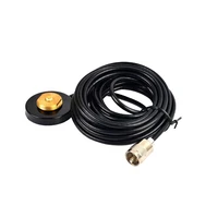tc m55 2 16 inch nmo netic mount base indoor with 5m16 4ft rg58 coaxial cable pl 259 plug for all hfvhfuhf nmo antenna