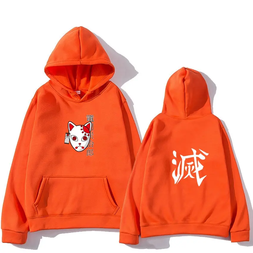 

Anime Demon Slayer Sweatshirt Women Tanjiro Kamado Costume Hoodies Harajuku Hip Hop Streetwear Sudadera