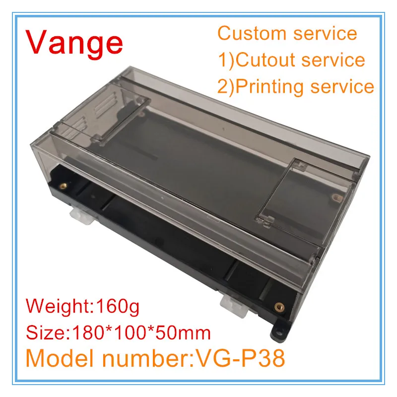 1 шт./лот прозрачная крышка пластиковая проектная Коробка ABS пресс-форма корпус
