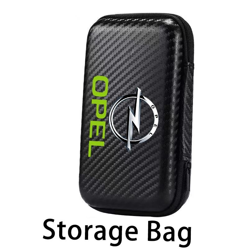

For Opel Astra j Insignia Astra g Corsa Zafira b Mokka Multifunctional Carbon Fiber Car Driving Llicense 3C Supplies Storage Bag