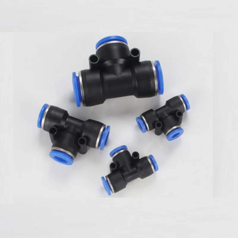 1Pcs Pneumatic Fittings PY/PU/PV/PE/HVFF/SA Air Water Pipes Connectors Direct Thrust 4 to 12mm/ PK Plastic Hose Quick Couplings |