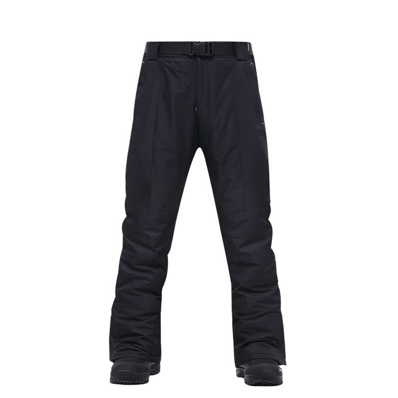 

Ski Pants Thick Veneer Winter Outdoors Ski Equipment Double Board Waterproof Thermal and Windproof Strap Loose