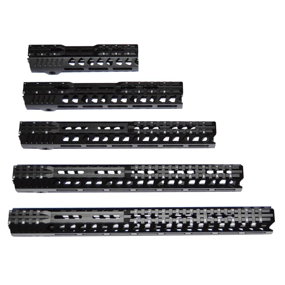Тактический 7/10/12/13,5 дюймов поплавок M-lok Handguard Пикатинни страйкбол 15 M4 Handguard карабин квадратный рот для охоты
