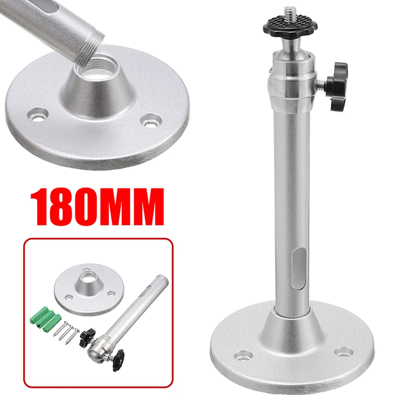 1pc Portable Projector Brackets 360 Degree Adjustable Aluminium Wall Ceiling Bracket Metal Swivel Mount Holder Stand | Электроника