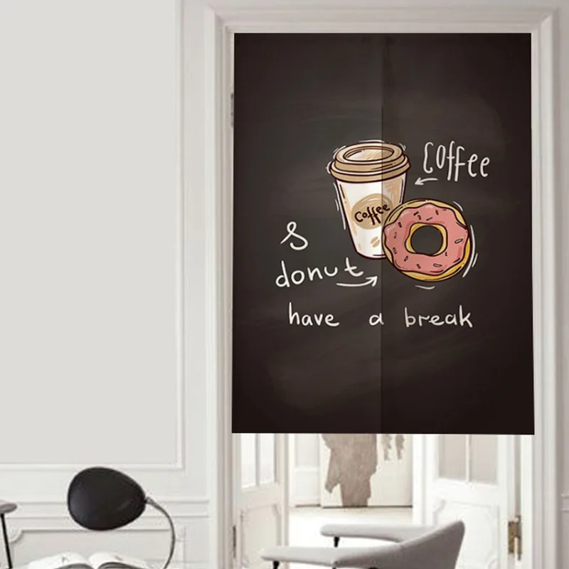 Подвесная дверная занавеска в японском стиле Короткая s для спальни кухни