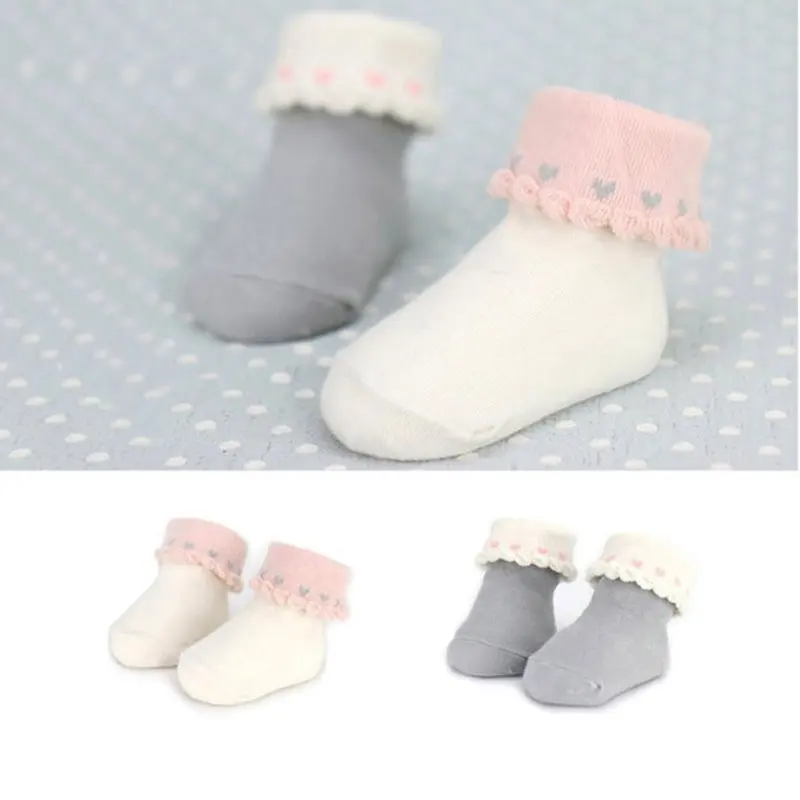 Newborn Baby Socks Boys Girls Soft Cute Lovely Cotton Casual Kids Anti Slip Ankle for 0-4Y | Детская одежда и обувь