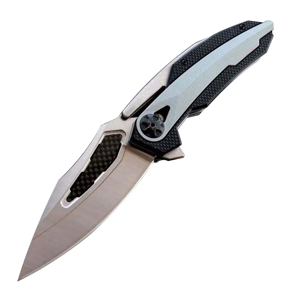 

2021 New High Hardness Zt0999 Pocket Folding Knife D2 Carbon Fiber Outdoor Camping wild Survival Hunting Tactics Edc Tool Knives