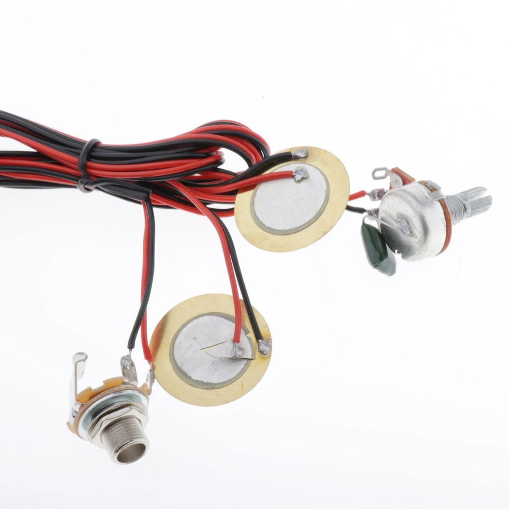 

Pickup Transducer For Acoustic Guitar Ukulele Banjo Parts Accessories
