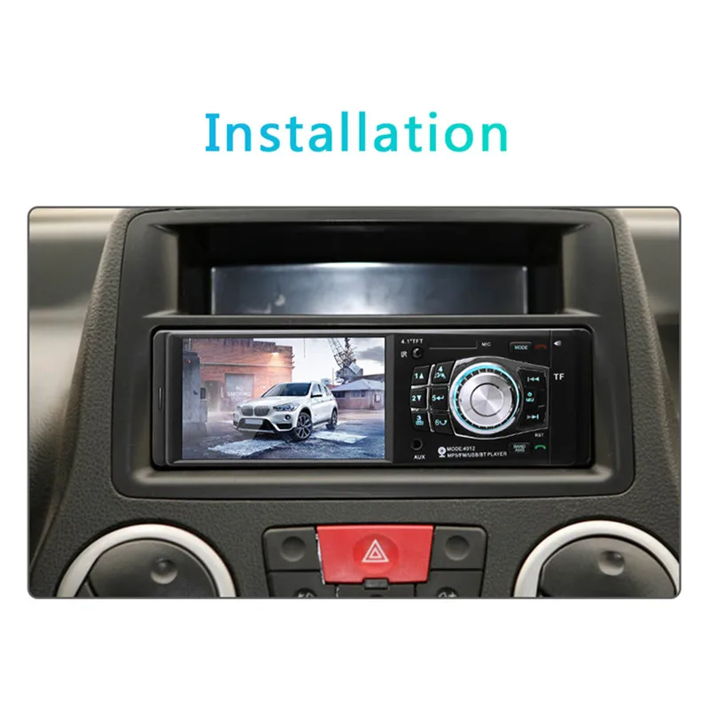 Универсальный 4 1 дюймовый автомобильный мультимедийный плеер авторадио видео MP4