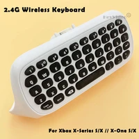 2 4g wireless mini keyboard for xbox x series sx game controller with usb receiver keyboard chat game keyboard for xbox one sx