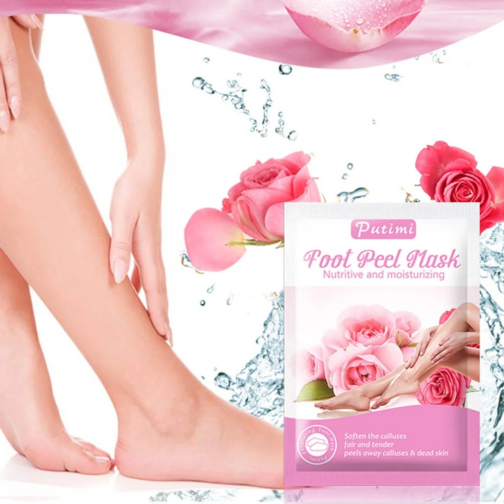 

Exfoliating Foot Mask Exfoliating Feet Mask Socks Pedicure Peeling Dead Skin Remover Feet Mask Peel Foot Moisturizing Foot Patch