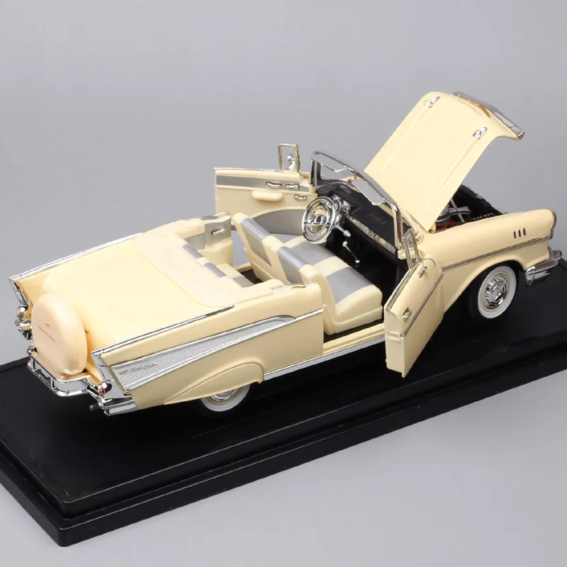 Весы 1/18 большие классические 1957 CHEVROLET BEL AIR трансформер chevy Diecasts wagon игрушки