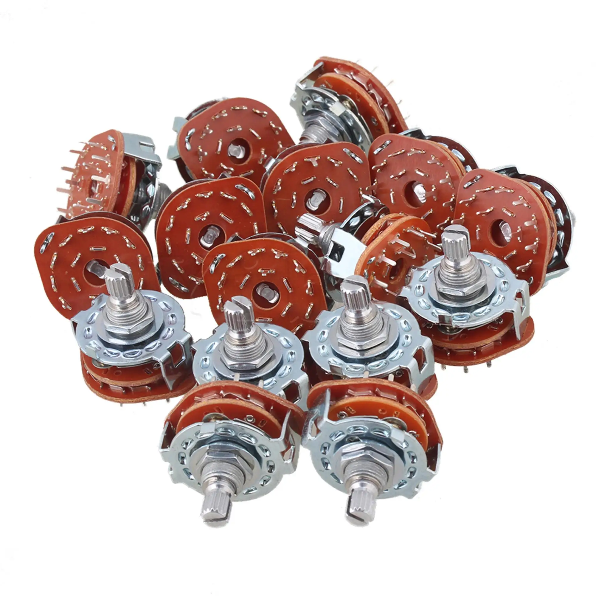 

40x M2 4 Position Selectable Single Deck Band Channel Rotary Switch Selector