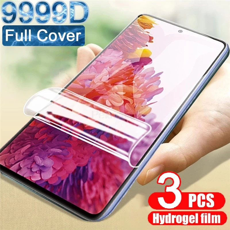 Гидрогелевая пленка для Samsung Galaxy S21 Ultra S20 FE S10 S9 S8 Plus A52 A51 A50 A12 A71 A70 A21S защитный