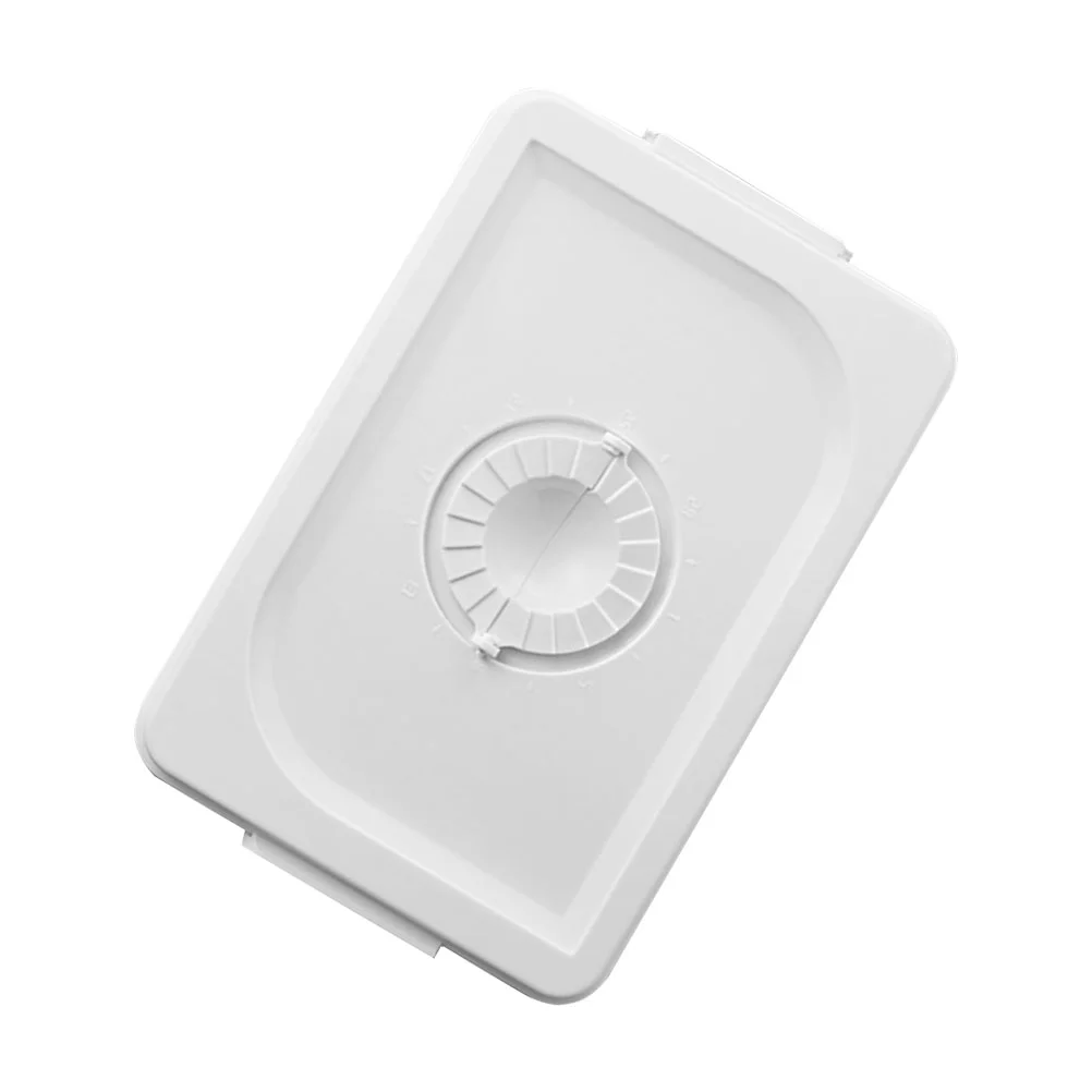 

1Pc Lidded Keep Fresh Dumplings Container Durable Kitchen Fridge Crisper (White)