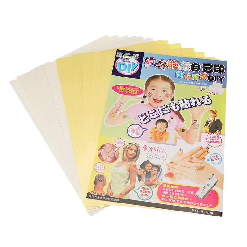10 компл./лот A4 бумага для художественных татуировок сделай сам водонепроницаемая