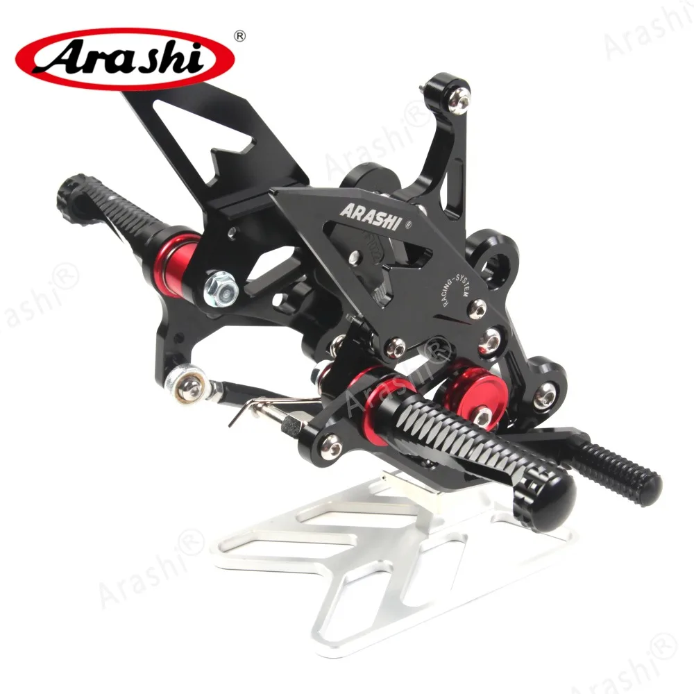Араши GSR750 2011- ЧПУ Rider Rearset для SUZUKI GSR 750 2011 2012 2013 Регулируемые подножки