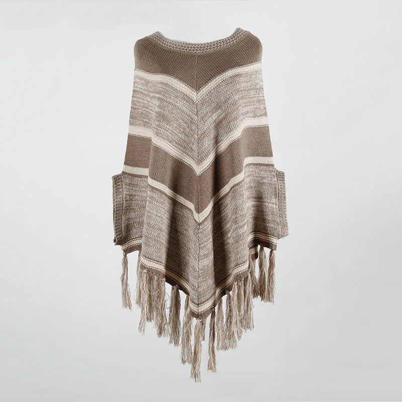 Пуловер вязаный накидка свитер 2020 осень зима рукав летучая мышь o образный вырез