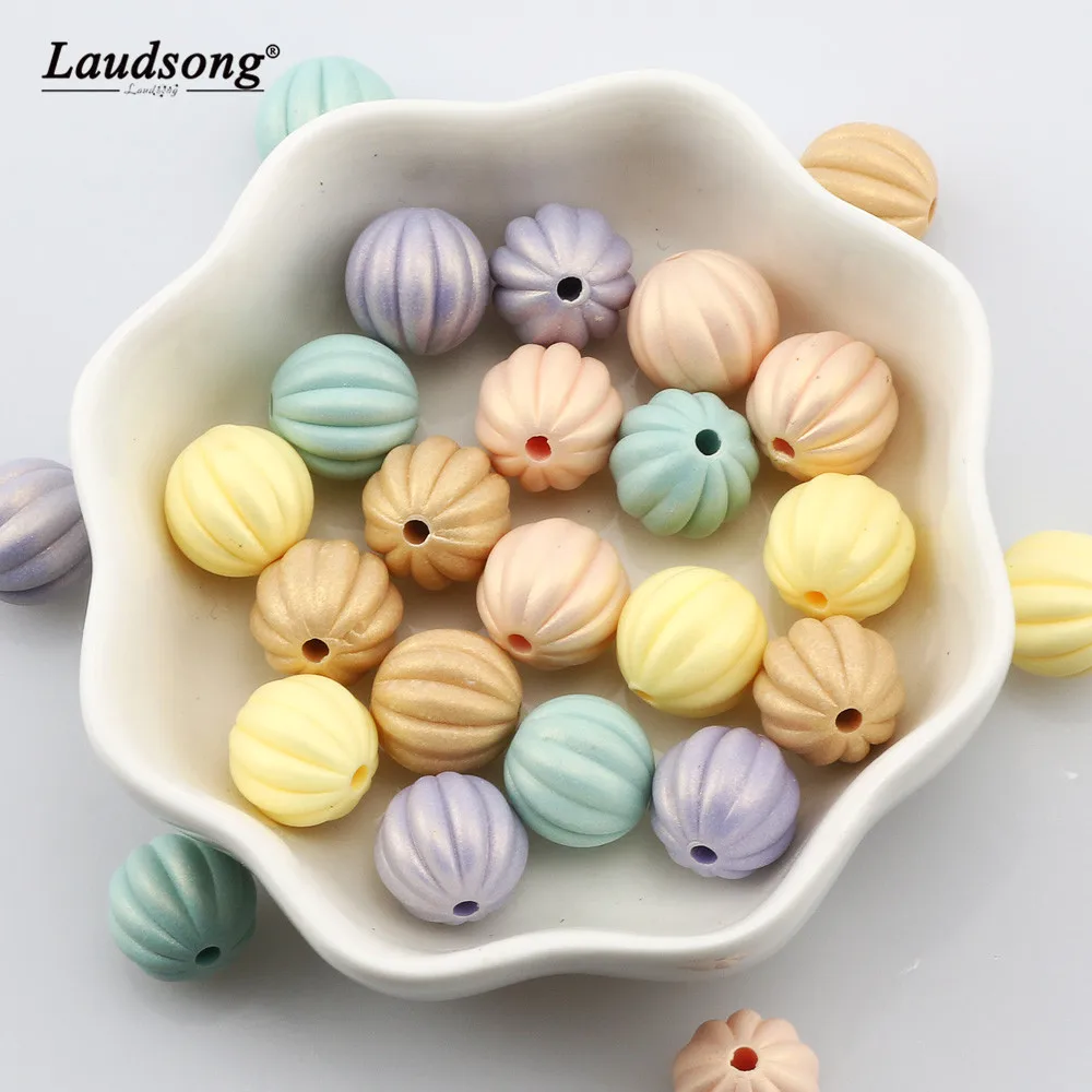 

50PCS 11MM Round Acrylic Candy Color Beads For DIY Bracelet Necklace Jewelry Making Loose Spacer Beads Wholesale