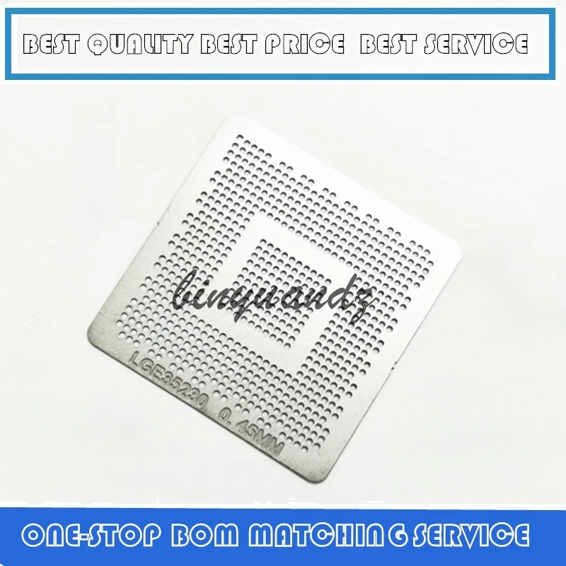 

2PCS LGE35230 LCD 0.45MM aquecimento direto BGA Template Stencil