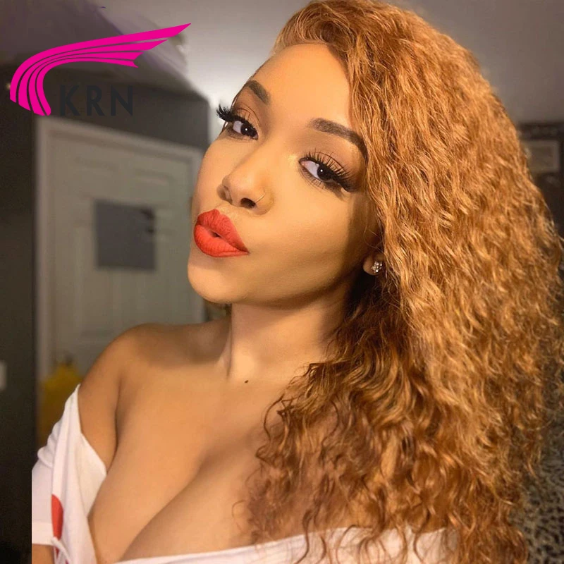 КРН вьющиеся светильник Цвет Синтетические волосы на кружеве парики из