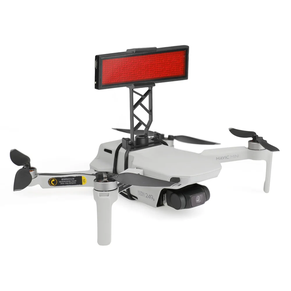 Editable LED дисплей экран для DJI Mavic Mini RC Дрон аксессуары легкий доска DIY рекламные огни