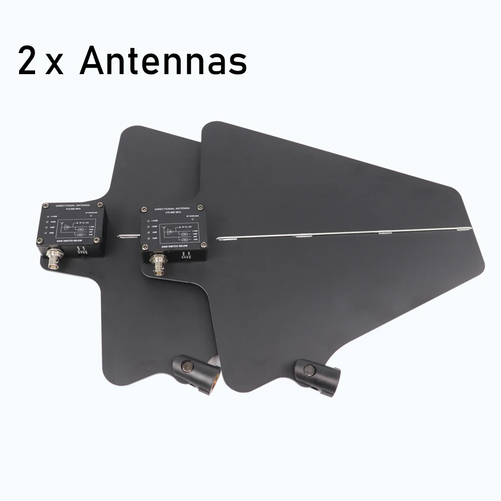 

Betagear Digital Wireless Receiver W/ Active Directional Antenna UA874 UHF Antenna Integrated Amp (470-950MHz) for wireless mic