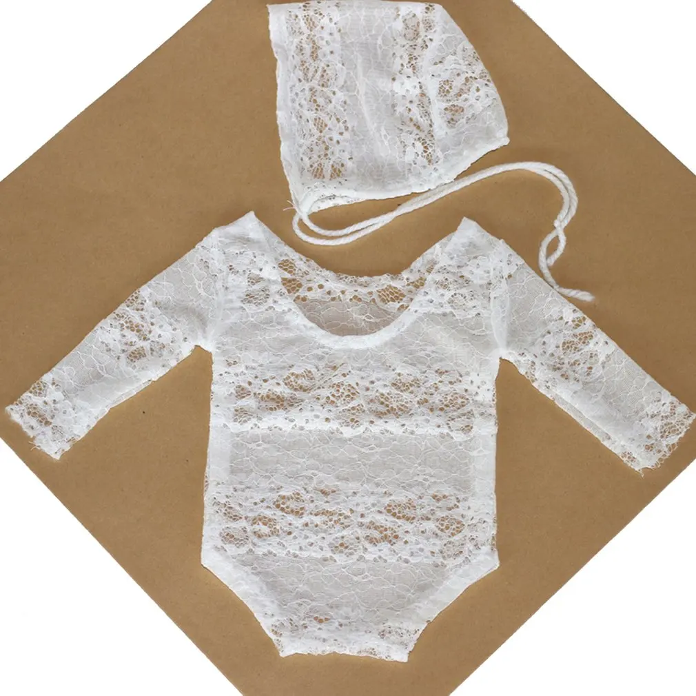 

New Children's Photography Clothing Monthly Baby Lace Clothes Full Moon Hundred Days Baby Princess Hat Clothes