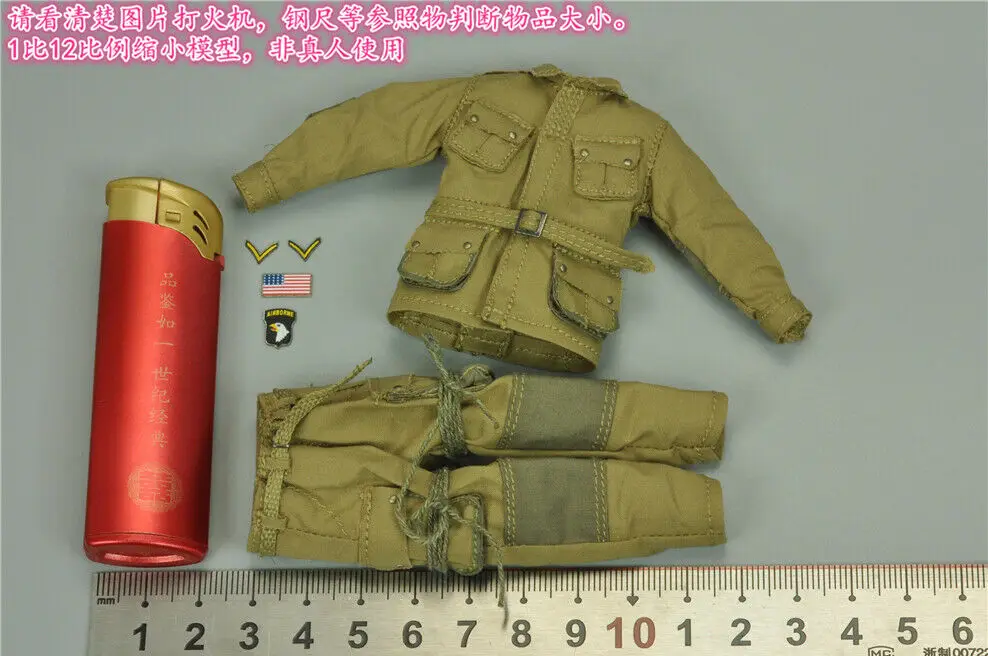 

1/12th XA80001 U.S. Army Uniforms Model for 6"