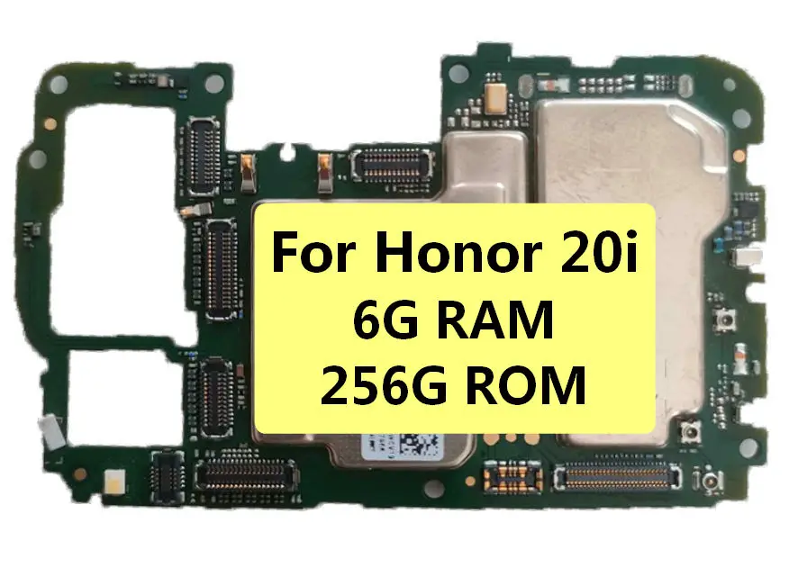 Материнская плата для Huawei Honor 20i 20 i материнская 4 Гб ОЗУ 6 ГБ 128 256 ПЗУ логическая 1