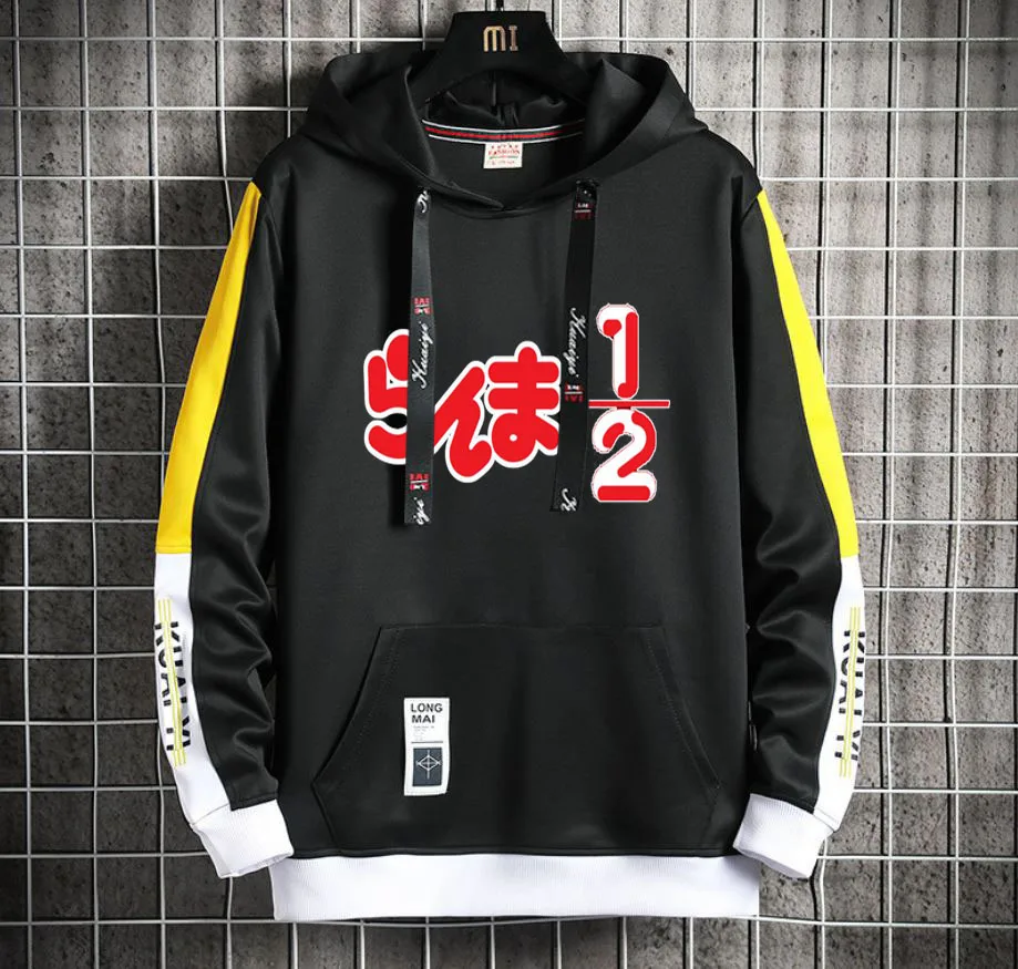 

Ranma 1/2 Anime Hoodie Casual Fake Two-Piece jacket coat Men/Women Popular Harajuku Hoodeds Pullover Streetwear