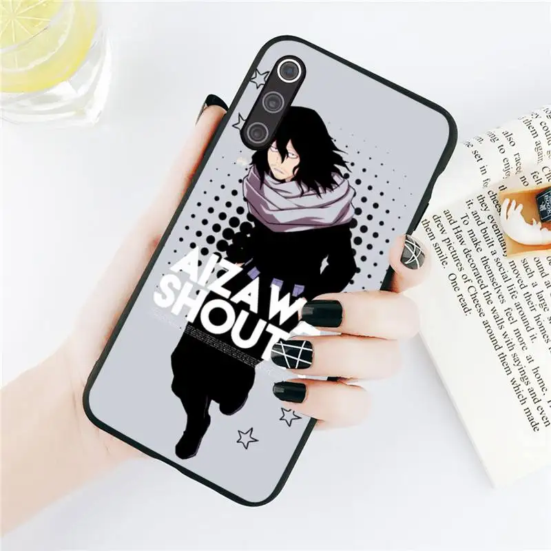 

Eraser head Shota Aizawa My Hero Phone Cases For Xiaomi Redmi note 7 8 9 t k30 max3 9 s 10 pro lite Luxury brand shell funda